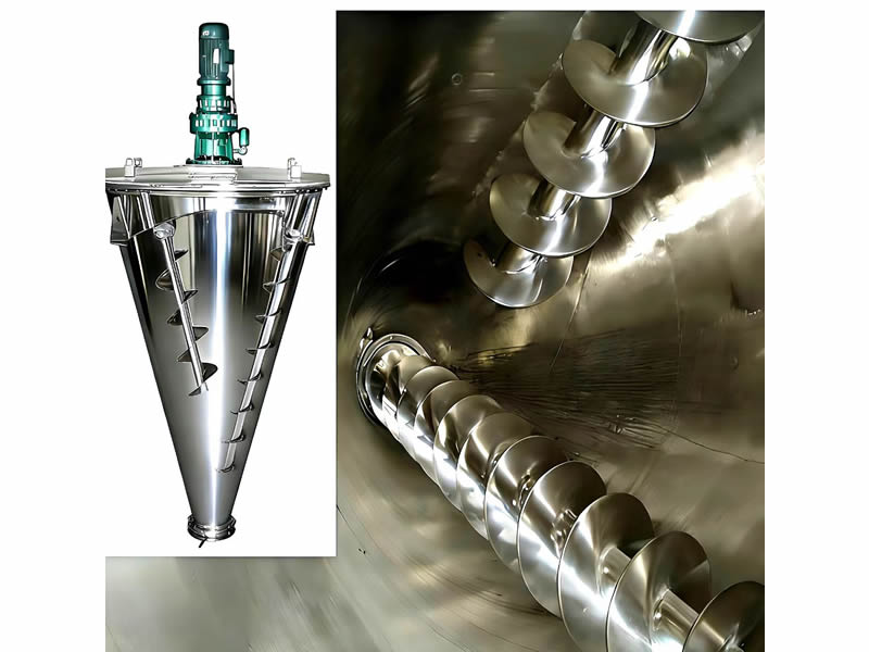 Y型双螺旋锥形混合机